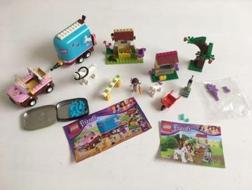 Lego Friends - Emma's Paardentrailer en veulen 3186 & 41003 disponible aux enchères