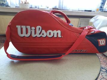 grote dubbele tenniszak Wilson beschikbaar voor biedingen
