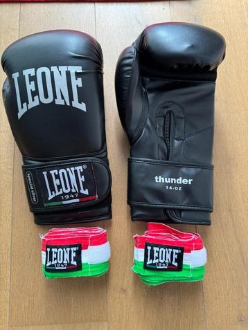 Bokshandschoenen Leone THUNDER BOXING GLOVES 14oz beschikbaar voor biedingen