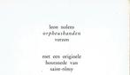 Leon Nolens. Orpheushanden Verzen. genummerd boek. zeldzaam, Ophalen of Verzenden, Leonard Nolens