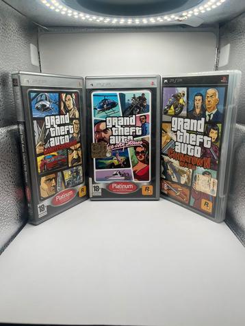 GTA Grand theft auto Sony PSP Game Bundle Lot - Pal Cib beschikbaar voor biedingen