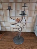 Gietijzeren kandelaar, Antiek en Kunst, Ophalen of Verzenden