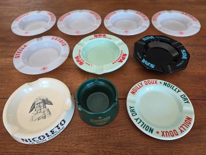 Asbakken Stella, Spa,..., Collections, Articles de fumeurs, Briquets & Boîtes d'allumettes, Comme neuf, Cendrier, Enlèvement ou Envoi