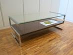 Vintage design salontafel J.Belarti ca 1960, Ophalen, Gebruikt, Glas