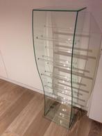 CD en Video houder in glas, Cd's en Dvd's, Ophalen, Zo goed als nieuw