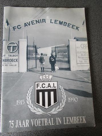Voetbalmagazine FC Avenir Lembeek (1915-1990) vintage beschikbaar voor biedingen
