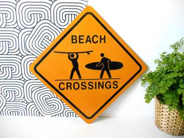 Metal Wall Plate Beach Crossings