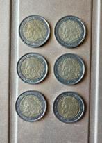 6 zeldzame 2 euromunten van Dante Alighieri uit 2002, Postzegels en Munten, Ophalen of Verzenden, Italië, 2 euro, Setje