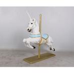 Christmas Carousel Horse Unicorn beeld – Paard Hoogte 145 cm, Nieuw, Ophalen of Verzenden