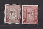 Belgique 1926 Antituberculeux 2 variétés **, Neuf, Envoi, Non oblitéré