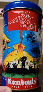 Asterix en Obelix: oude, blikken doos (Rombouts koffie), Collections, Personnages de BD, Enlèvement ou Envoi, Astérix et Obélix