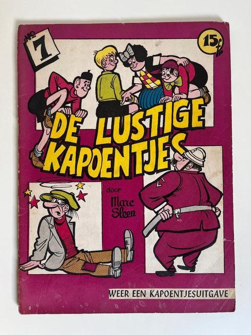 De Lustige Kapoentjes nr.7 - 1e druk 1962, Livres, BD, Envoi