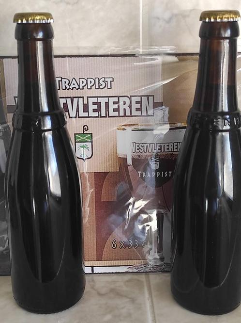2 gerijpte Westvleteren trappist 12 te koop -> info & foto's, Verzamelen, Biermerken, Nieuw, Flesje(s), Overige merken, Ophalen of Verzenden