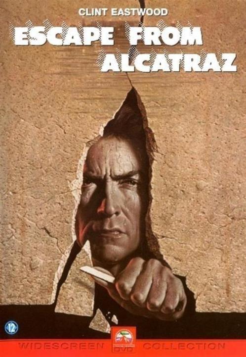 Escape from Alcatraz met Clint Eastwood, Patrick Mc Goohan,, Cd's en Dvd's, Dvd's | Klassiekers, Zo goed als nieuw, Actie en Avontuur