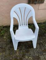 4 fauteuils de jardin en plastique, Plastic, Gebruikt, Stapelbaar, Ophalen