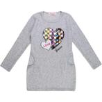 Grijze sweater-trui met glitter hart - maat 170/176, Kinderen en Baby's, Kinderkleding | Maat 170, Ophalen of Verzenden, Nieuw