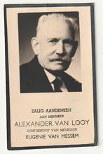 Dp.Alexander Van Looy Van Messem Seneffe 1870 Gent 1950 foto, Verzamelen, Bidprentjes en Rouwkaarten, Verzenden, Bidprentje