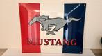 grande plaque Mustang en émail épais, Comme neuf, Enlèvement ou Envoi