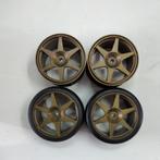 Vintage FG onroad zes-spaak velgen goudkleurig, goede staat, Ophalen of Verzenden, Gebruikt, Overige schalen, Onderdeel