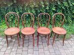 4 oude bentwood bistrostoelen in thonet-stijl, Ophalen