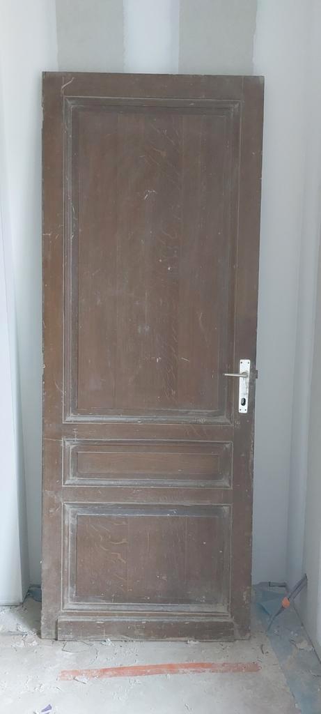 Porte d'intérieur vintage, Bricolage & Construction, Fenêtres & Moustiquaires, Comme neuf, Enlèvement ou Envoi