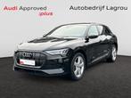 Audi e-tron E-Tron 95 kWh 55 Quattro Advanced, Auto's, Audi, Automaat, Lederen bekleding, Overige modellen, Zwart