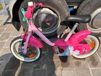 Eerste meisjesfiets met accessoires, Fietsen en Brommers, Fietsen | Kinderfietsjes, Ophalen, Zijwieltjes, Gebruikt, B-Twin