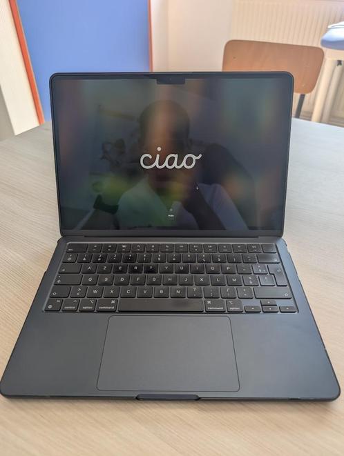 Apple MacBook Air M2 bleu nuit 16GB 512GB, Computers en Software, Apple Macbooks, Zo goed als nieuw, MacBook, 13 inch, 512 GB