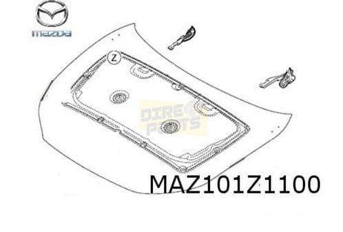 Mazda (CX-30) 8/19- (JPP) motorkap (te spuiten) Origineel! D, Auto-onderdelen, Carrosserie, Motorkap, Mazda, Voor, Nieuw, Verzenden