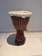 Authentieke handgemaakte djembe, Ophalen, Gebruikt