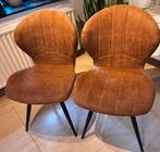 6x MX SOFA CHAISE couleur cognac en bon état, Metaal, Gebruikt, Bruin, Ophalen of Verzenden