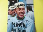 poster kaart 1967 team mann herman van springel signe, Gebruikt, Verzenden