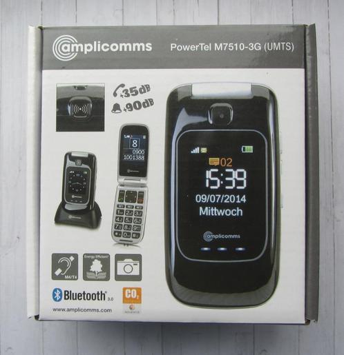 GSM Amplicomms PowerTel M7510 - Grote toetsen, Telecommunicatie, Mobiele telefoons | Overige merken, Gebruikt, Zonder abonnement