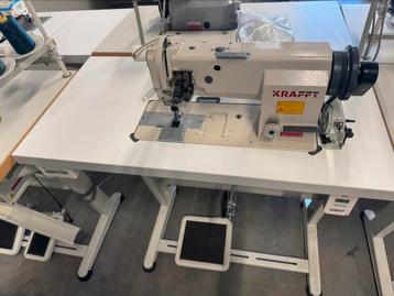 Industriele naaimachine dubbel naald 8mm 3voudig transport beschikbaar voor biedingen