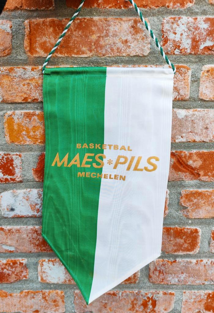 1970s Racing Basket Mechelen vintage wimpel vaantje vaandel, Collections, Marques & Objets publicitaires, Enlèvement ou Envoi