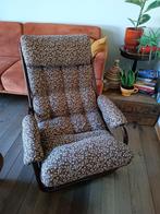 Vintage relax zeteltje, Huis en Inrichting, Fauteuils, Ophalen, Gebruikt, Stof, Vintage