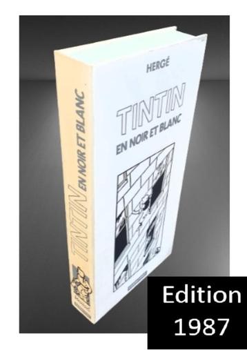 Tintin ✅ Coffret 9 mini albums N&B ⭐ eo 1987 ⭐ Hergé 🎅 disponible aux enchères