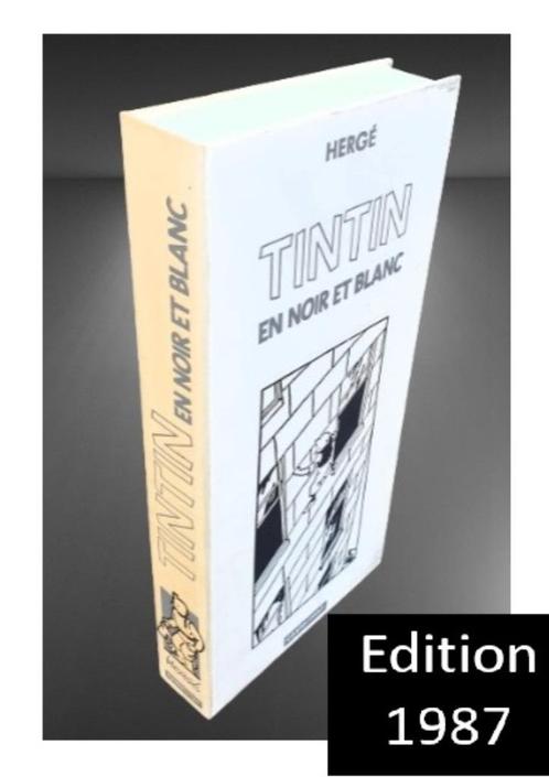 Tintin ✅ Coffret 9 mini albums N&B ⭐ eo 1987 ⭐ Hergé 🎅, Livres, BD, Enlèvement ou Envoi