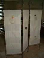 Scherm van smeedijzer en stof, Huis en Inrichting, Woonaccessoires | Kamerschermen, Ophalen, Zo goed als nieuw