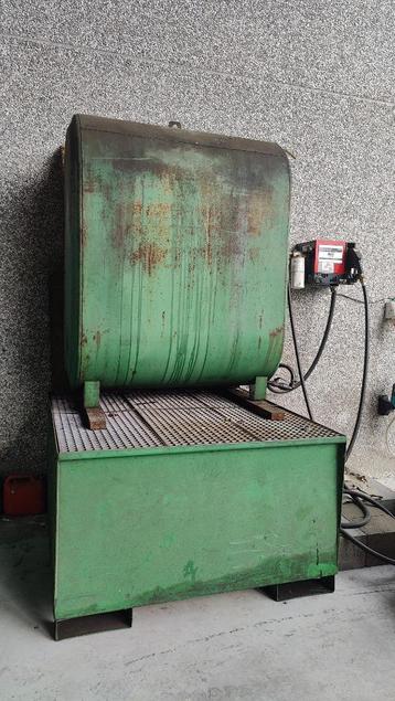 Citerne à mazout avec pompe électrique, Enlèvement