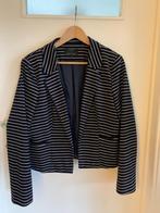 Only Marineblauwe blazer met witte strepen Maat XL, Only, Ophalen of Verzenden, Blauw