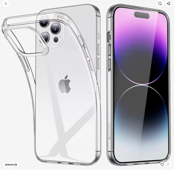 Coque silicone protection IPhone 16,15,14,13,12,11,pro Max, Telecommunicatie, Mobiele telefoons | Hoesjes en Screenprotectors | Apple iPhone