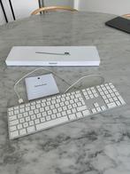 Apple keyboard met numeriek klavier incl doos en toebehoren, Comme neuf, Numerique, Enlèvement ou Envoi