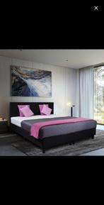 Boxspring NIEUW 180 OP 210, Huis en Inrichting, Slaapkamer | Boxsprings, Ophalen, 210 cm, Grijs, 180 cm