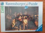 NOUVEAU puzzle 1500 p - Ravensburger - Rembrandt Ronde nuit, Enlèvement ou Envoi, 500 à 1500 pièces, Neuf, Puzzle