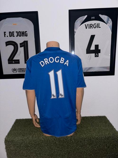 Chelsea thuisshirt 2006-2008 Drogba, Sport en Fitness, Voetbal, Zo goed als nieuw, Shirt, Maat L, Verzenden