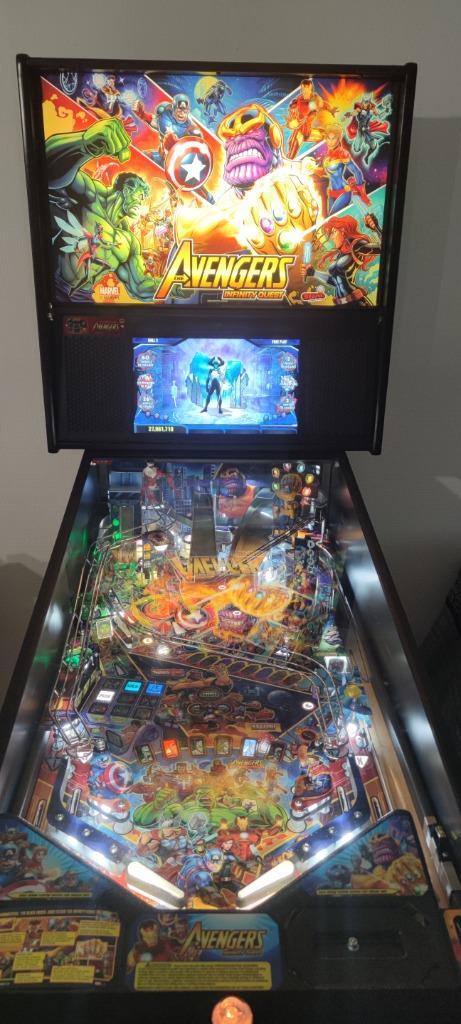 Avengers Infinity Quest HUO AIO Flipper, Verzamelen, Automaten | Flipperkasten, Zo goed als nieuw, Overige soorten, Flipperkast