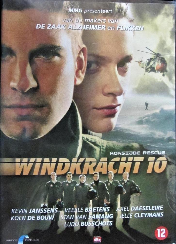 DVD ACTIE- WINDKRACHT 10 (KEVIN JANSSENS- VEERLE DOBBELAERE, Cd's en Dvd's, Dvd's | Actie, Zo goed als nieuw, Actiethriller, Alle leeftijden