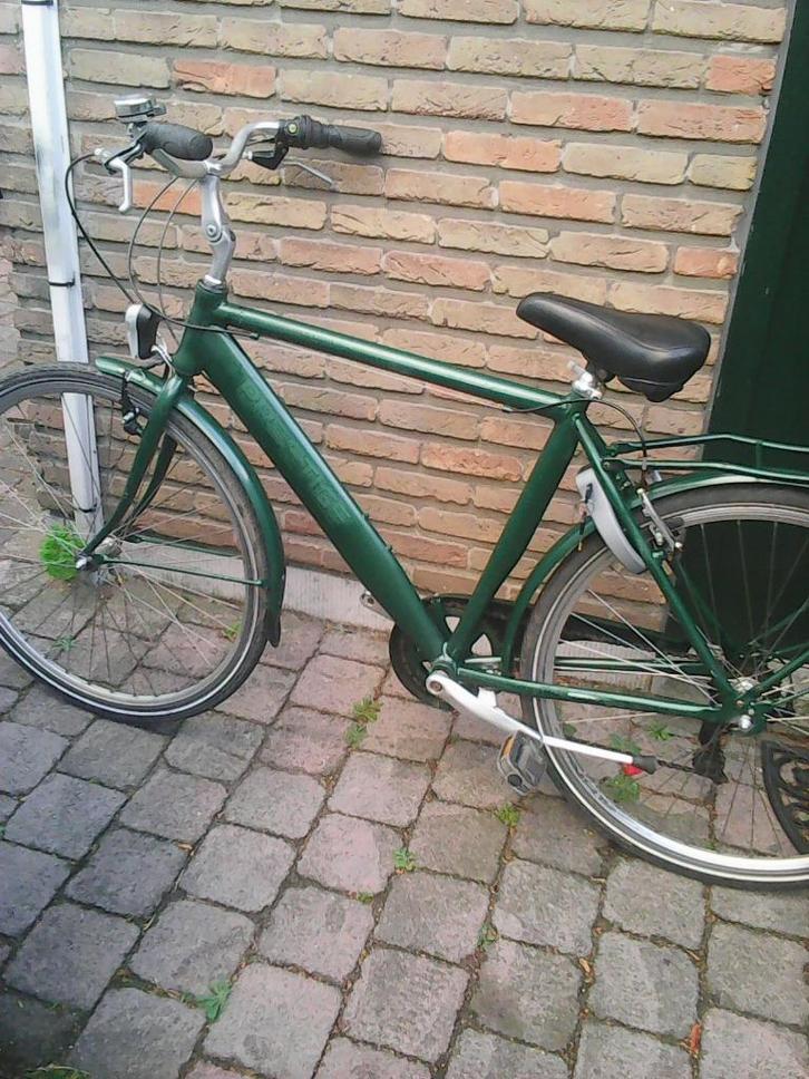 herenfiets prestige 28 inch aluminium, Fietsen en Brommers, Fietsen | Heren | Herenfietsen, Zo goed als nieuw, 53 tot 57 cm, Versnellingen