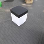 Poef, kubus met LED verlichting, binnen/buiten, NIEUW, Tuin en Terras, Ophalen, Nieuw, Waterbestendig